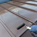 トタン屋根のフッ素塗装■デュフロン4fルーフ■静岡県浜松市